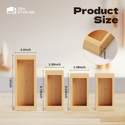ZenStorage, Food Storage Bag Organizer, 4-Pack