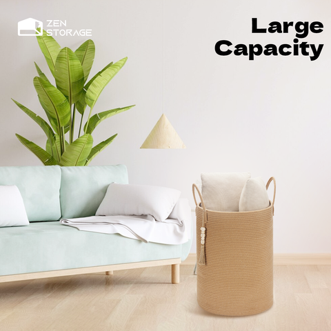 Jute Laundry Hamper