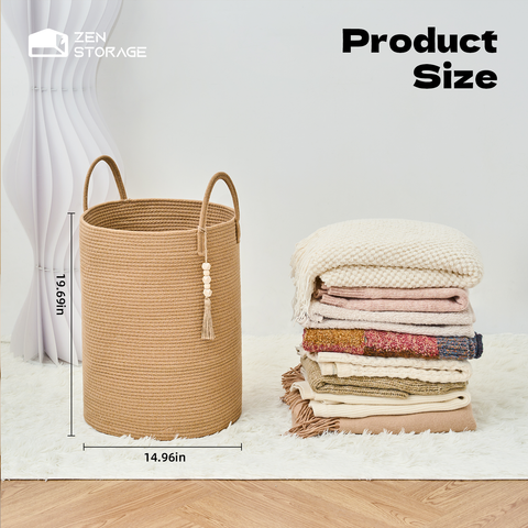 Jute Laundry Hamper