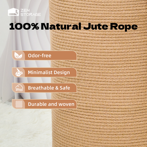 Jute Laundry Hamper