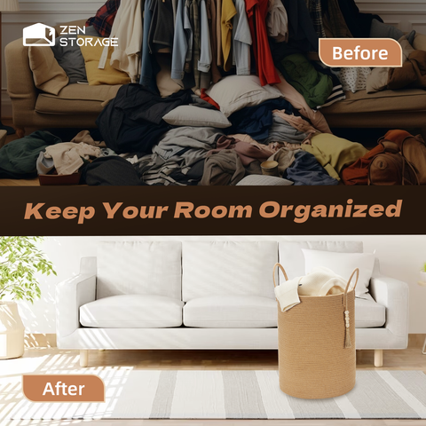Jute Laundry Hamper