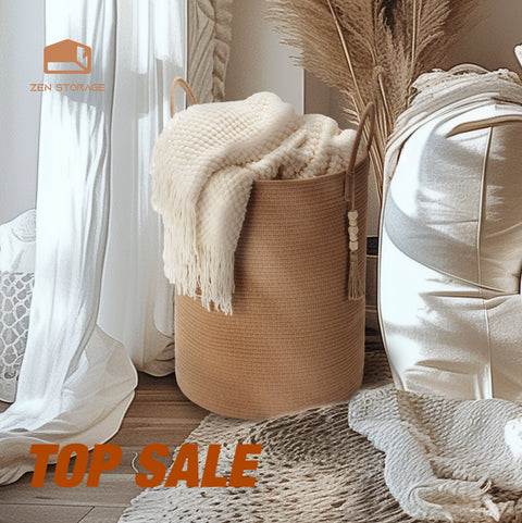 Jute Laundry Hamper